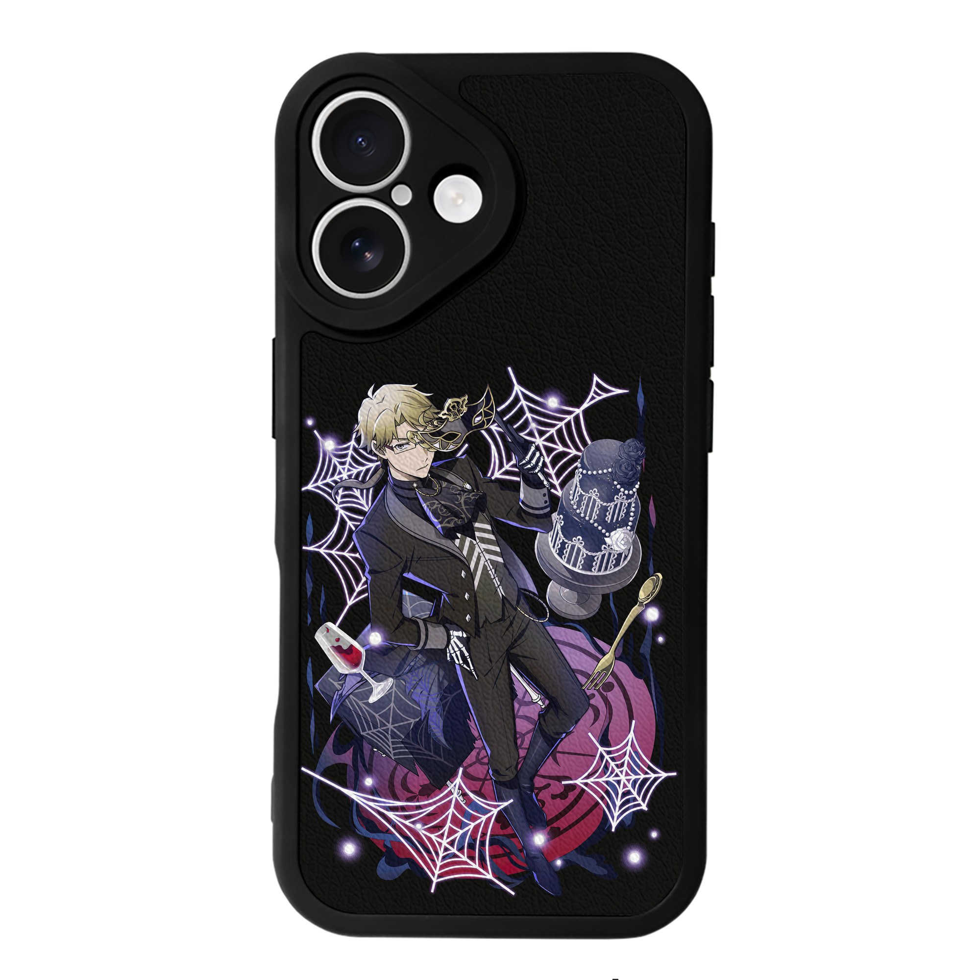 （画像用） 文豪ストレイドッグス Bungo Stray Dogs 【iPhone 16シリーズ対応】シリコンスマホケース（レザー調） 材質：シリコン